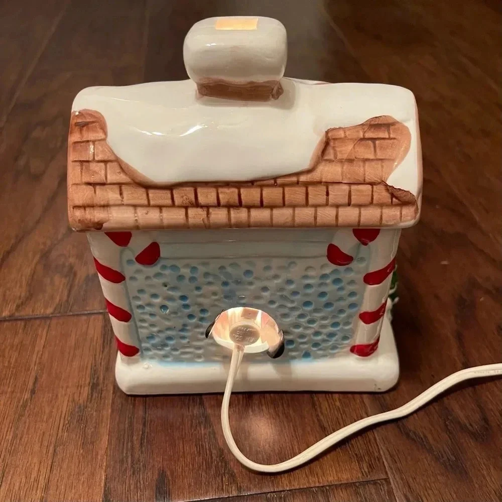 Vintage Ceramic Sweet Shop With Light By Classic Living Christmas Collection